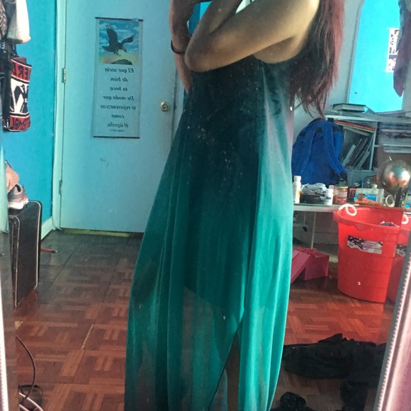 maxi dress w/openings - Picture 3 of 8